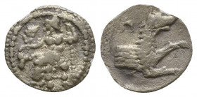 Greek Obol, Ca. 350-300 BC. AR. Condition: Very Fine 

 Weight: 0,4 gr Diameter: 11,4 mm