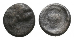Greek Obol, Ca. 350-300 BC. AR. Condition: Very Fine 

 Weight: 0,3 gr Diameter: 6,3 mm