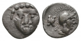 Greek Obol, Ca. 350-300 BC. AR. Condition: Very Fine 

 Weight: 0,9 gr Diameter: 9,4 mm