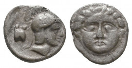 Greek Obol, Ca. 350-300 BC. AR. Condition: Very Fine 

 Weight: 0,9 gr Diameter: 10,8 mm