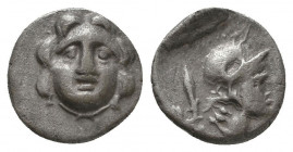 Greek Obol, Ca. 350-300 BC. AR. Condition: Very Fine 

 Weight: 0,8 gr Diameter: 10,3 mm