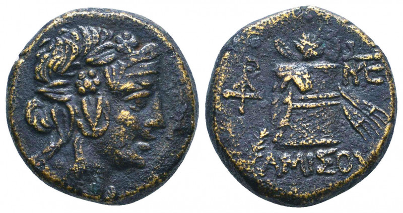 PONTOS, Amisos. Circa 109-89 BC. Æ Condition: Very Fine 

 Weight: 7,5 gr Diam...