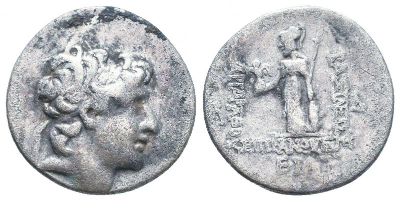 Kings of Cappadocia. Ariarathes Eusebes Philopator circa 163-130 BC. Reference: ...