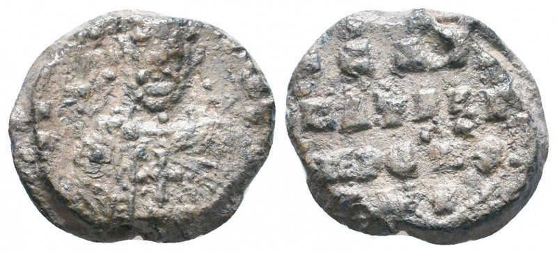 Byzantine Lead Seals, 7th - 13th Centuries Condition: Very Fine 

 Weight: 5,6...