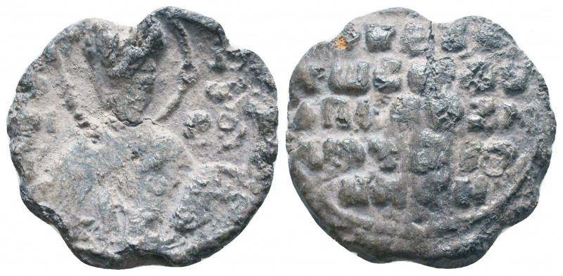 Byzantine Lead Seals, 7th - 13th Centuries Condition: Very Fine 

 Weight: 6,5...