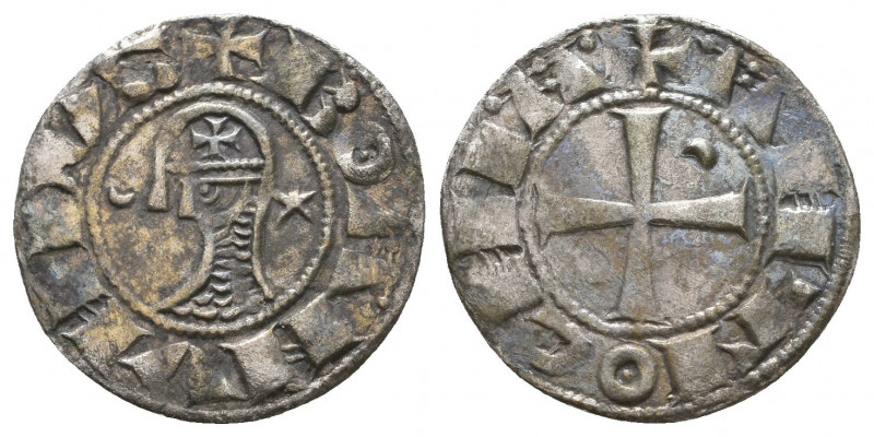 CRUSADERS. AR, 1108-1118. Silver Condition: Very Fine 

 Weight: 1 gr Diameter...