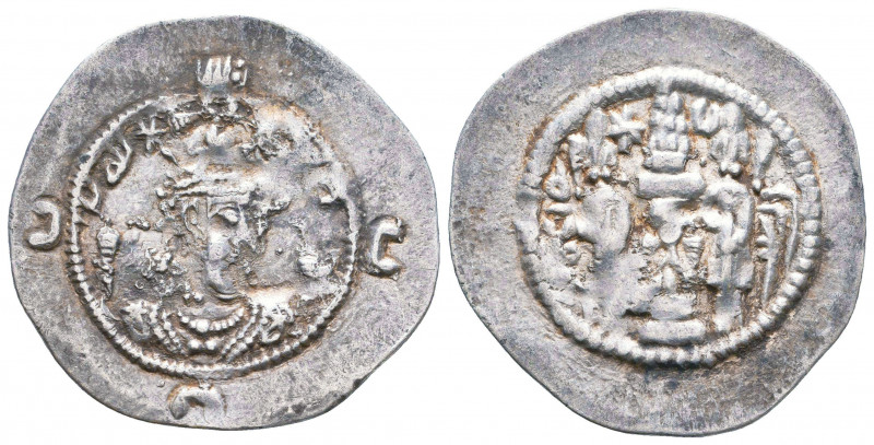 Sasanian Sasanian Kingdom. Peroz I. A.D. 457-484. AR drachm Condition: Very Fine...