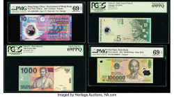 Hong Kong, Indonesia, Malaysia & Vietnam Group Lot of 4 Examples PMG Superb Gem Unc 69 EPQ (2); PCGS Superb Gem New 69PPQ (2). 

HID09801242017

© 202...