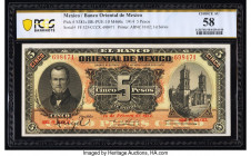 Mexico Banco Oriental 5 Pesos 10.2.1914 Pick S381c M460c PCGS Banknote Choice AU 58. 

HID09801242017

© 2022 Heritage Auctions | All Rights Reserved