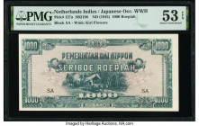 Netherlands Indies Japanese Government 1000 Roepiah ND (1945) Pick 127a PMG About Uncirculated 53 EPQ. 

HID09801242017

© 2022 Heritage Auctions | Al...