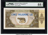 Romania Banca Nationala 5,000,000 Lei 25.6.1947 Pick 61a PMG Choice Uncirculated 64 EPQ. 

HID09801242017

© 2022 Heritage Auctions | All Rights Reser...