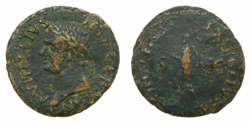 ROMAN EMPIRE - Vitelio (69 dC). As. Tarraco. 9,4 g. AE. a/ A VITELLIVS IMP GERMA...