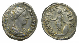 ROMAN EMPIRE - Lucilla, esposa de Lucio Vero (161-169 dC). Denario. 2,9 g. AR. a/ LVCILLA AVGVSTA. r/ VENVS VICTRIX.
mbc
