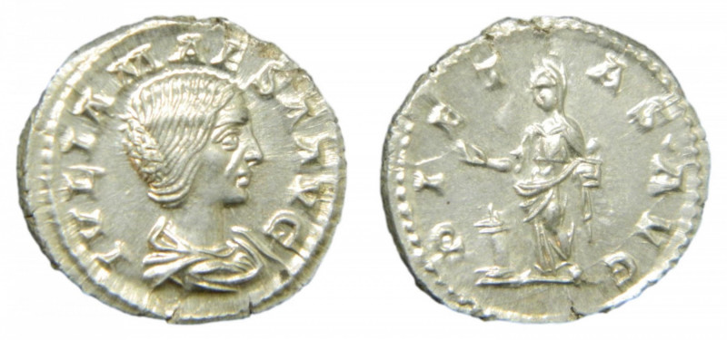 ROMAN EMPIRE - Julia Maesa, abuela de Heliogábalo (218-222 ). Denario. 3,0 g. AR...