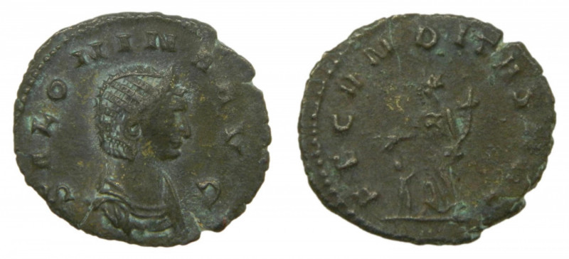 ROMAN EMPIRE - Salonina, esposa de Galieno (253-268). Denario. 1,8 g. VE. a/ SAL...
