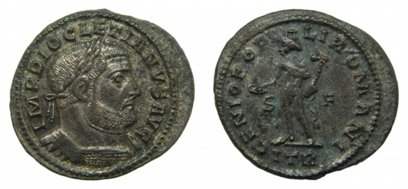 ROMAN EMPIRE - Diocleciano (284-305). Follis. Treveri (Trier, Alemania). 8,7 g. ...