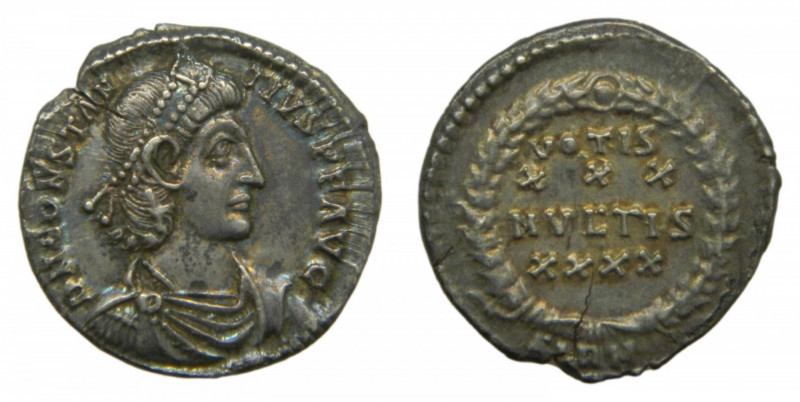 ROMAN EMPIRE - Constancio II como emperador (337-361). Silicua. Sirmium (Sremska...