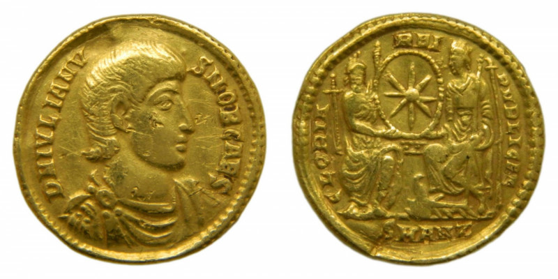 ROMAN EMPIRE - Juliano II, como César de Constancio II (35-361). Sólido. Antioqu...