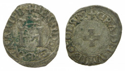 FEUDAL FRANCE - France Féodale. NAVARRE, Royaume. Henri II d'Albret (1517-1559). Liard. 1,1 g. B. 585.
TB+
