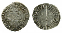 FEUDAL FRANCE - France Féodale. ORANGE, Principauté. Raymond IV (1340-1393). Gros ou carlin. 1,5 g. AR. B. 986.
TB+