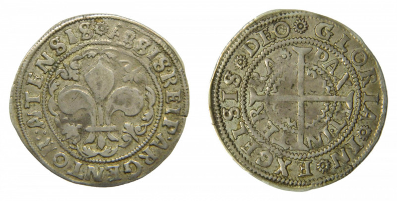 FEUDAL FRANCE - France Féodale. STRASBOURG. Anonyme (16e siècle). Groschen ou As...