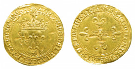 KINGDOM OF FRANCE - FRANCE, Royaume. Louis XII (1498-1514). Écu d'or au Soleil. Amiens. 3,47 g. AV. Dup.647. Fr.323.
TTB