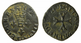 KINGDOM OF FRANCE - FRANCE, Royaume. Henri IV. 1601. Chambéry. Liard à la croix échancrée. 0,8 g. Sb. 4334. Rare.
TTB