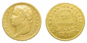 1st EMPIRE - FRANCE, Empire. Napoléon. 20 Francs. 1811. Paris (A). 6,41 g. AU. Km-695.1.
TB+