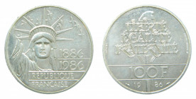 5th REPUBLIC - FRANCE, 5e Republique. 1986. PIEFORT de 100 Francs. AR. Proof.
SUP