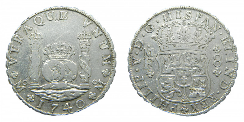 Felipe V (1700-1746). 8 Reales 1740 MF. México. AC 1456.
mbc