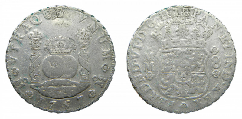 Fernando VI (1746-1759). 8 Reales 1757 MM. México. AC 493.
bc