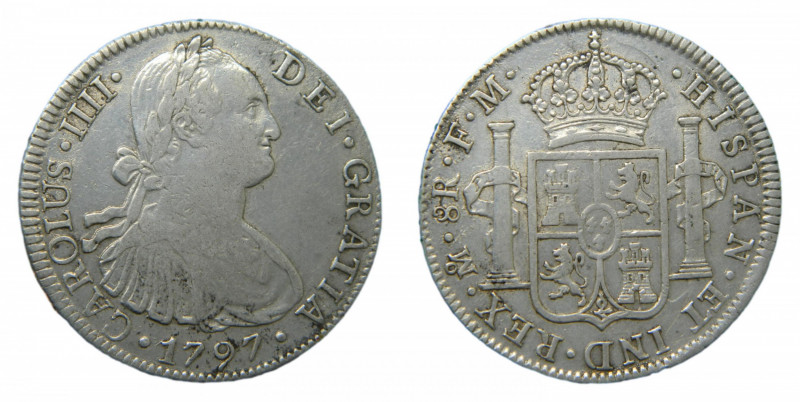 Carlos IV (1788-1808). 8 Reales 1797 FM. México. AC 960.
mbc