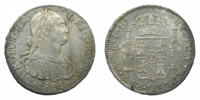 Carlos IV (1788-1808). 8 Reales 1808 TH. México. AC 988.
ebc-