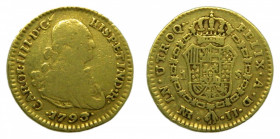 Carlos IV (1788-1808). 1 escudo 1793 JJ. Nuevo reino. AC 1199. AU.
bc