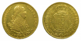 Carlos IV (1788-1808). 2 escudos 1796 MF. Madrid. AC 1288. AU.
ebc+