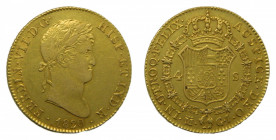 Fernando VII (1808-1833). 4 escudos 1820 GJ. Madrid. AC 1716. AU. Busto laureado.
ebc-