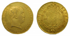 Fernando VII (1808-1833). 160 reales 1822 SR. Madrid. AC 1719. AU. Tipo "cabezón".
ebc