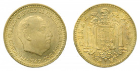 FRANCO (1939-1975). 1 peseta 1947 *48.
sc-
