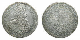 HUNGARY. 1698 KB. Thaler . Leopoldo I (km#1698) 28,31 gr Ar.
n.a.