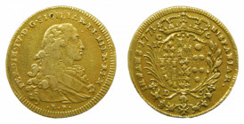 ITALY. Napoles & Sicilia 1771 BP CKC. 6 ducados. 7,73 gr Au. Fernando IV de sicilia. ((C#76) Colgada.
bc