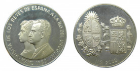 URUGUAY. 1983. 2000 Nuevos Pesos. Visita de Juan Carlos I de España. KM#131. AR. 65 g.
PROOF