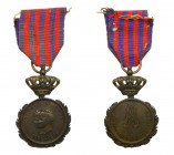 CUBA 1895-1898 EJERCITO. Distinción a las fuerzas del ejercito y armada que intervinieron a la campaña. Medalla circular en bronce. (HG 776)
ebc