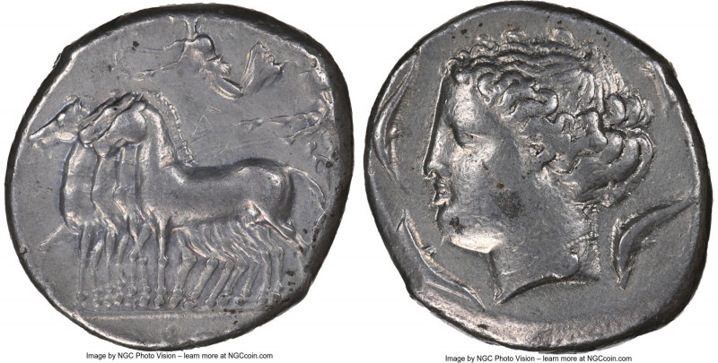 SICILY. Panormus (Ziz). Ca. 360-320 BC. AR tetradrachm (25mm, 16.93 gm, 5h). NGC...