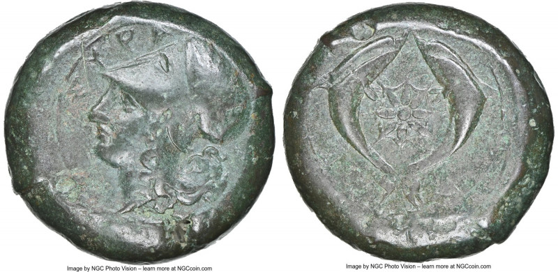 SICILY. Syracuse. Dionysius I (406/5-367 BC). AE drachm or dilitron (30mm, 35.94...