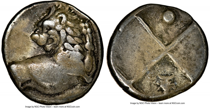 THRACE. Chersonesus. Ca. 4th century BC. AR hemidrachm (12mm). NGC Choice VF. Pe...