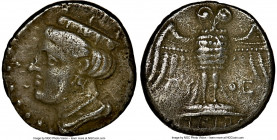 PONTUS. Amisus (as Peiraieus). Late 5th-4th centuries BC. AR siglos (17mm, 4h). NGC Choice VF. Pythe-, magistrate. Head of Hera left, wearing narrower...