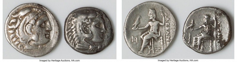 ANCIENT LOTS. Greek. Macedonian Kingdom. Ca. 4th-3rd centuries. Lot of two (2) A...