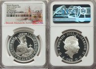 Elizabeth II silver Proof "King James I" 2 Pounds (1 oz) 2022 PR70 Ultra Cameo NGC, KM-Unl. Mintage: 1260. British Monarch Series. First releases. Sol...