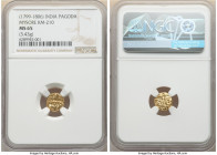 Mysore. Krishnaraja Wadiyar III gold Pagoda ND (1799-1806) MS65 NGC, Mysore mint, KM210. 3.43gm. 

HID09801242017

© 2022 Heritage Auctions | All Righ...