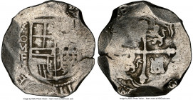 Philip III Cob 8 Reales ND (1607-1617) Mo-F F12 NGC, Mexico City mint, KM44.3. 27.27gm. 

HID09801242017

© 2022 Heritage Auctions | All Rights Reserv...